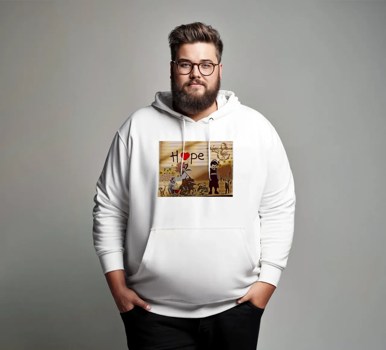 Speranza felpa con cappuccio da Betty Shops