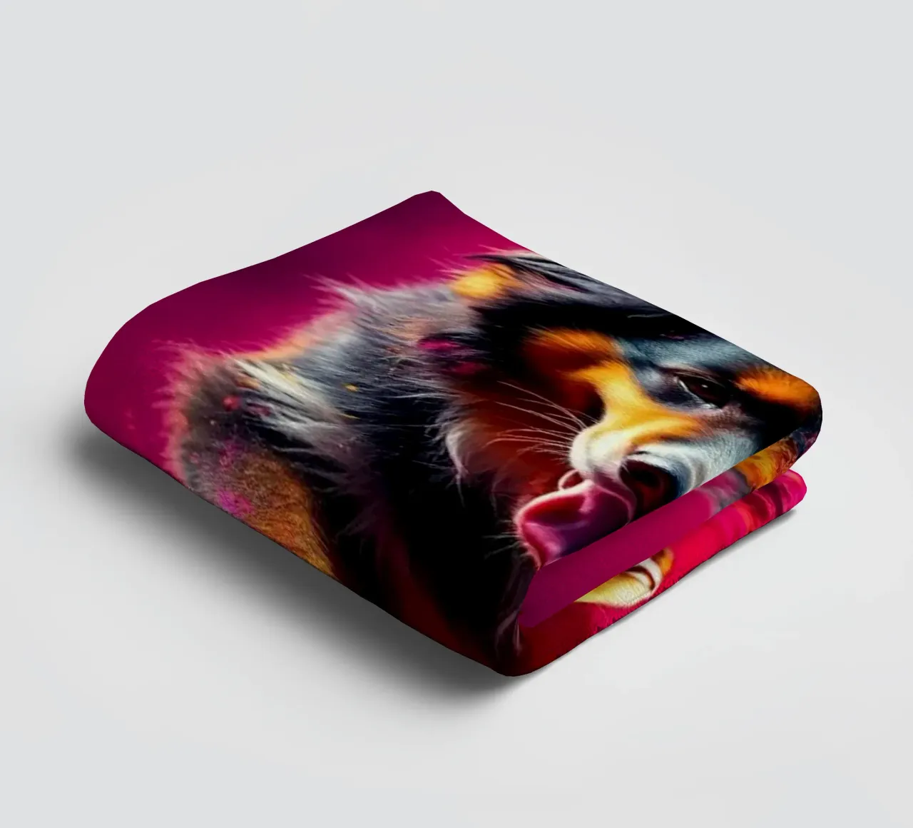 Le bouvier bernois coloré #190 serviette de bain de Yumis.Beargang.and.Me