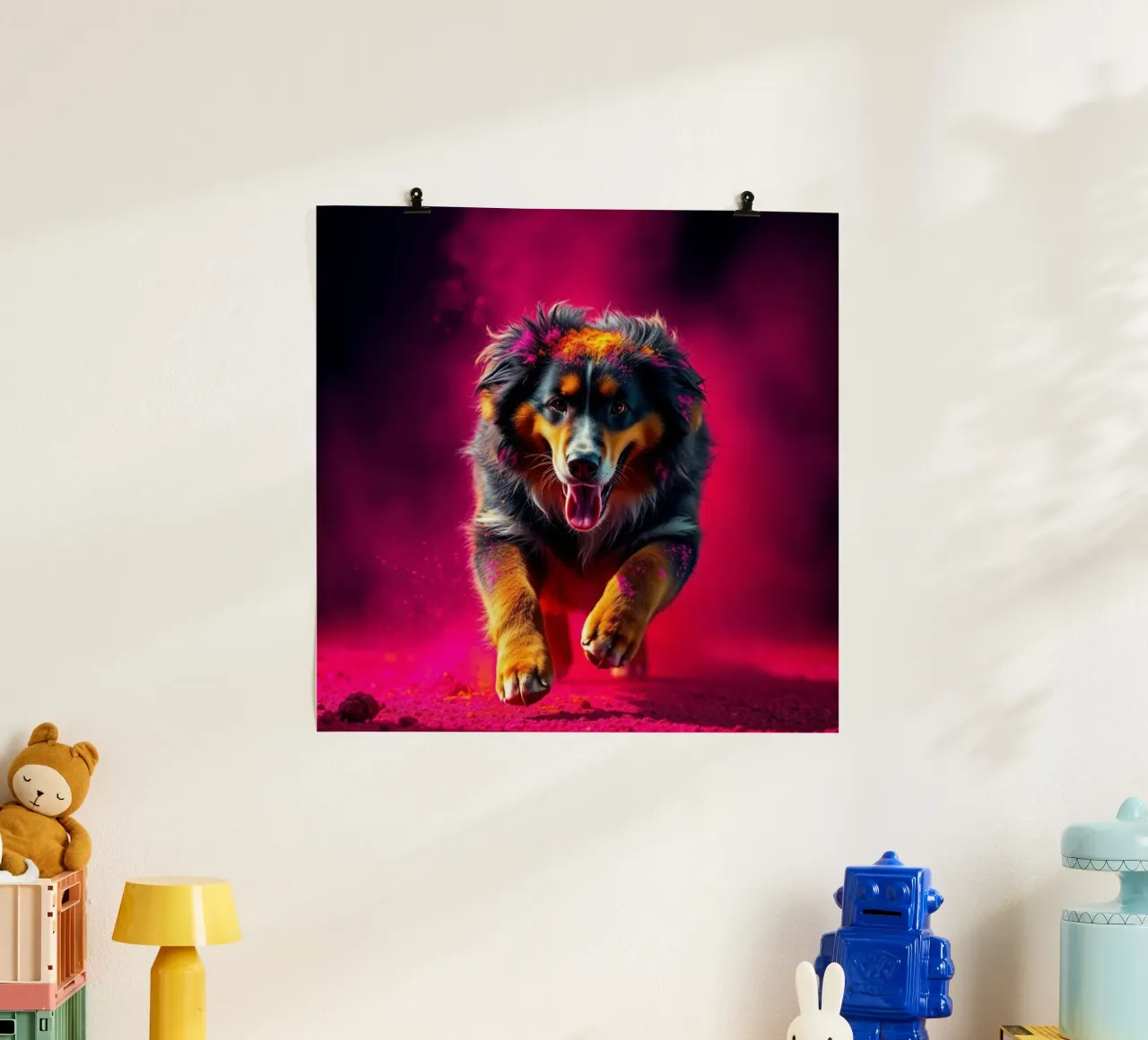 The colorful Bernese Mountain Dog #190 hahnemühle by Yumis.Beargang.and.Me