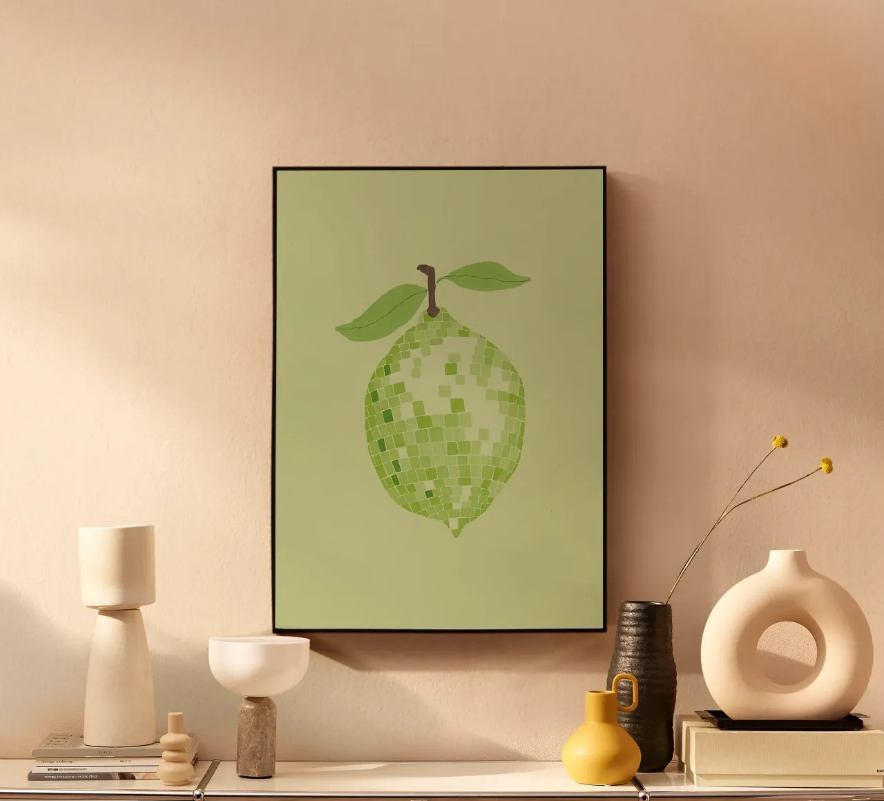 Disco Ball Lime plexiglass da Attaboy Dsgn