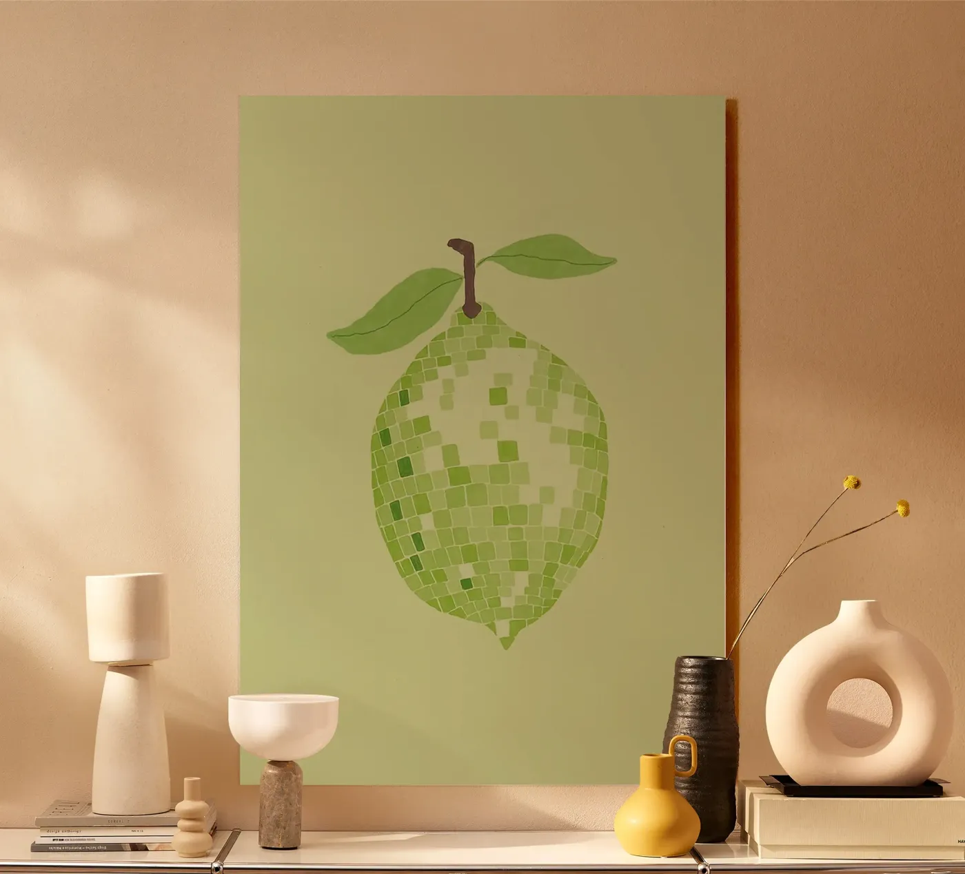 Disco Ball Lime plexiglass da Attaboy Dsgn