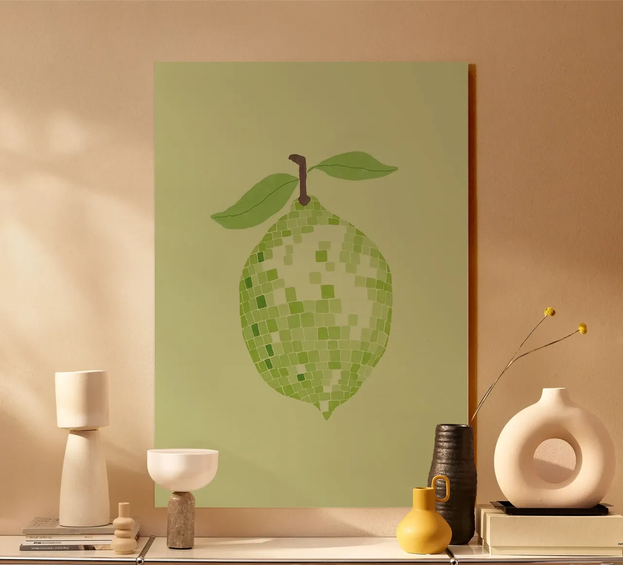 Disco Ball Lime plexiglass da Attaboy Dsgn