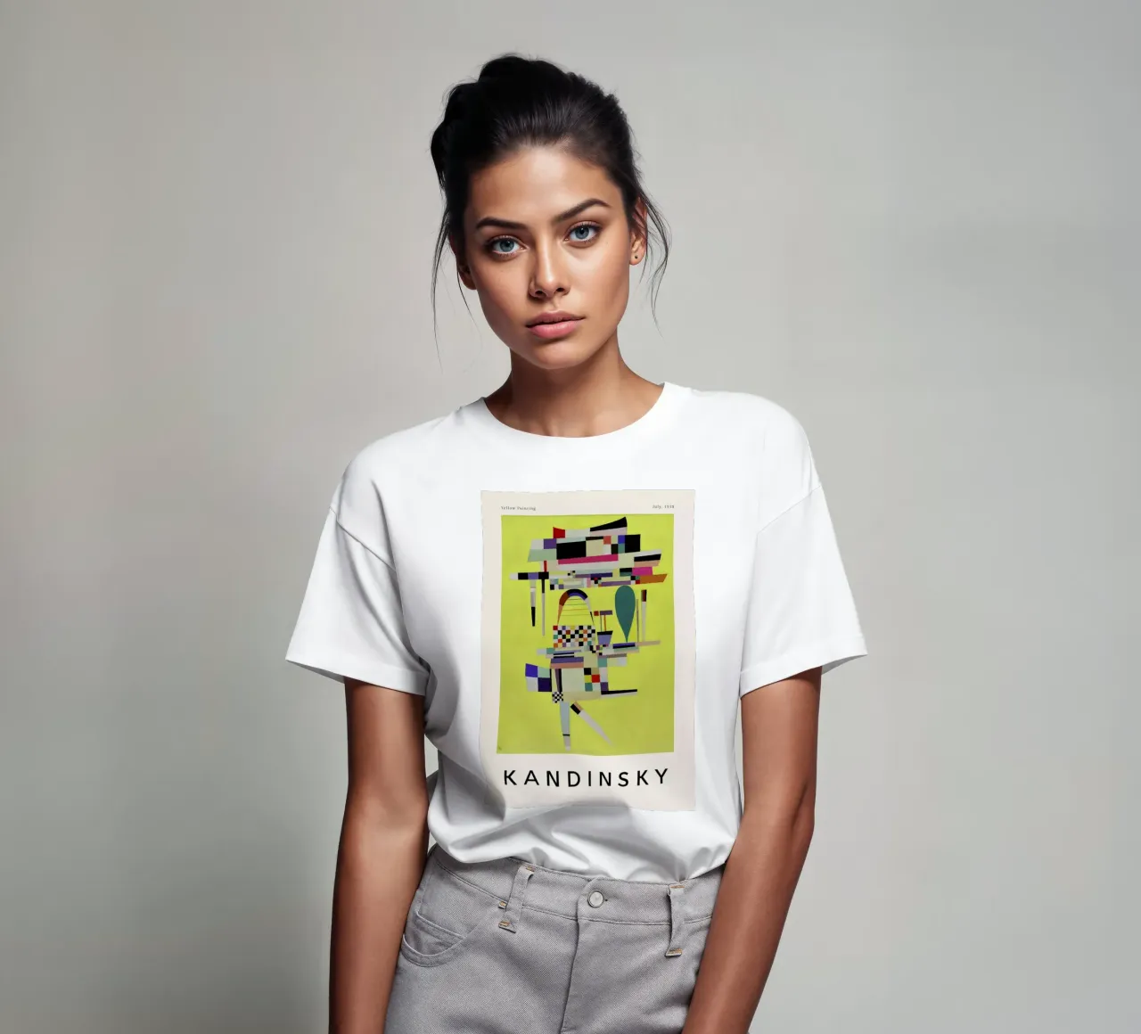 Kandinsky - Yellow Painting camiseta de ARTOTHEK