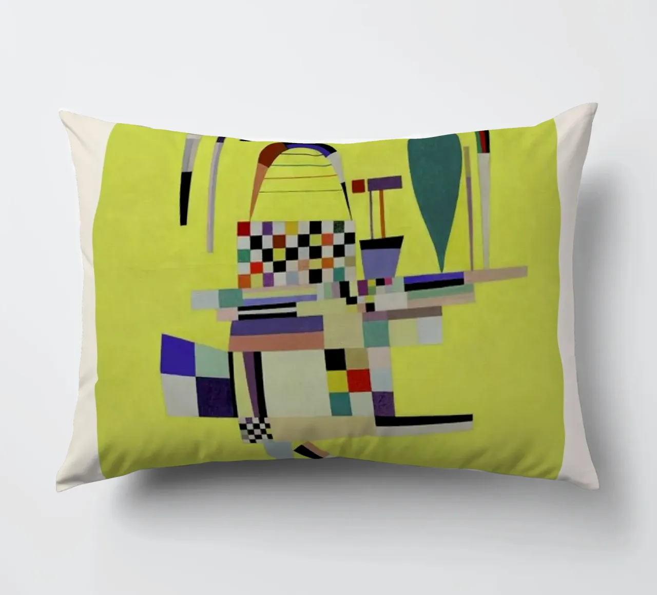 Kandinsky - Yellow Painting cuscino da ARTOTHEK