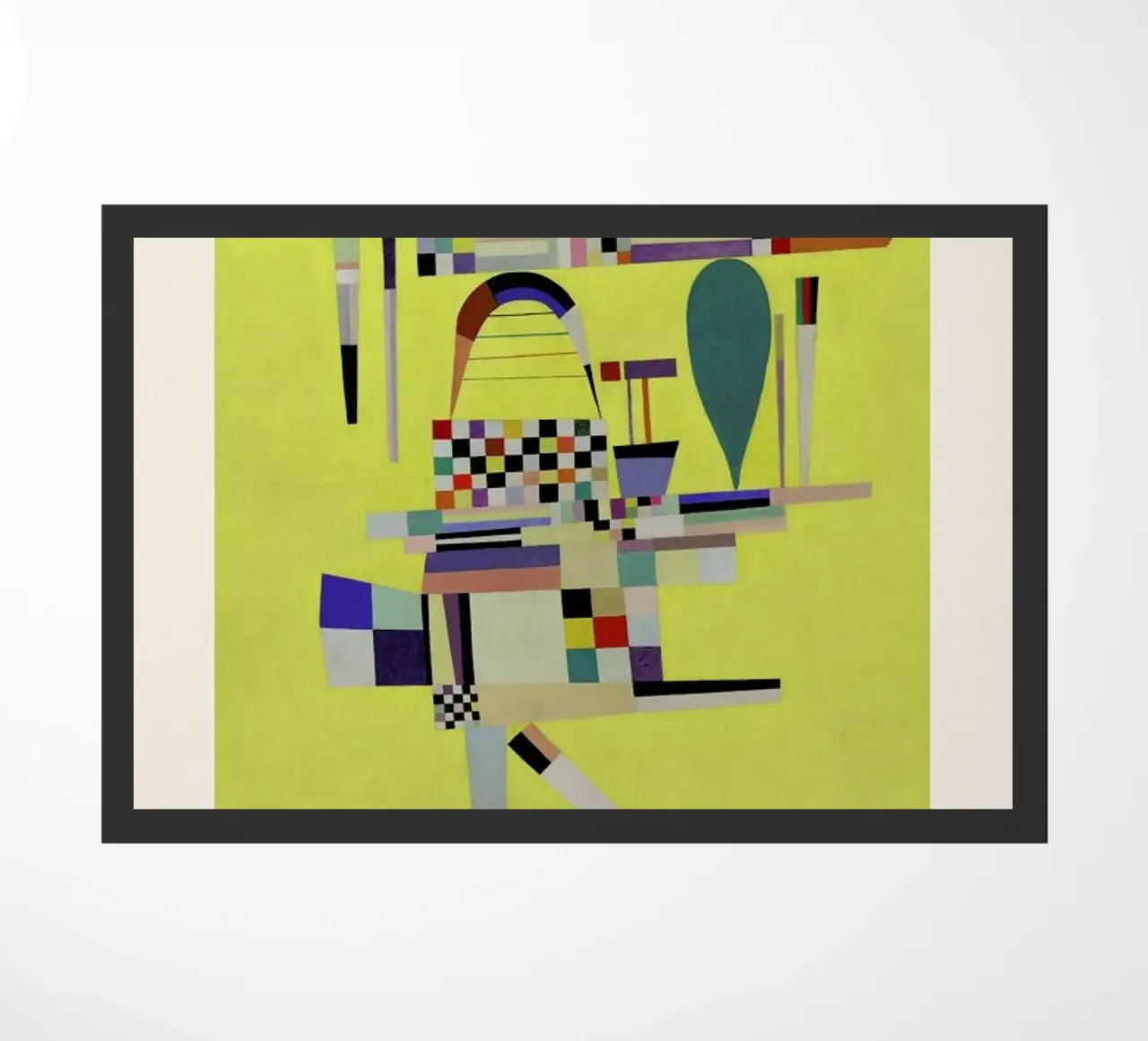 Kandinsky - Yellow Painting zerbino da ARTOTHEK