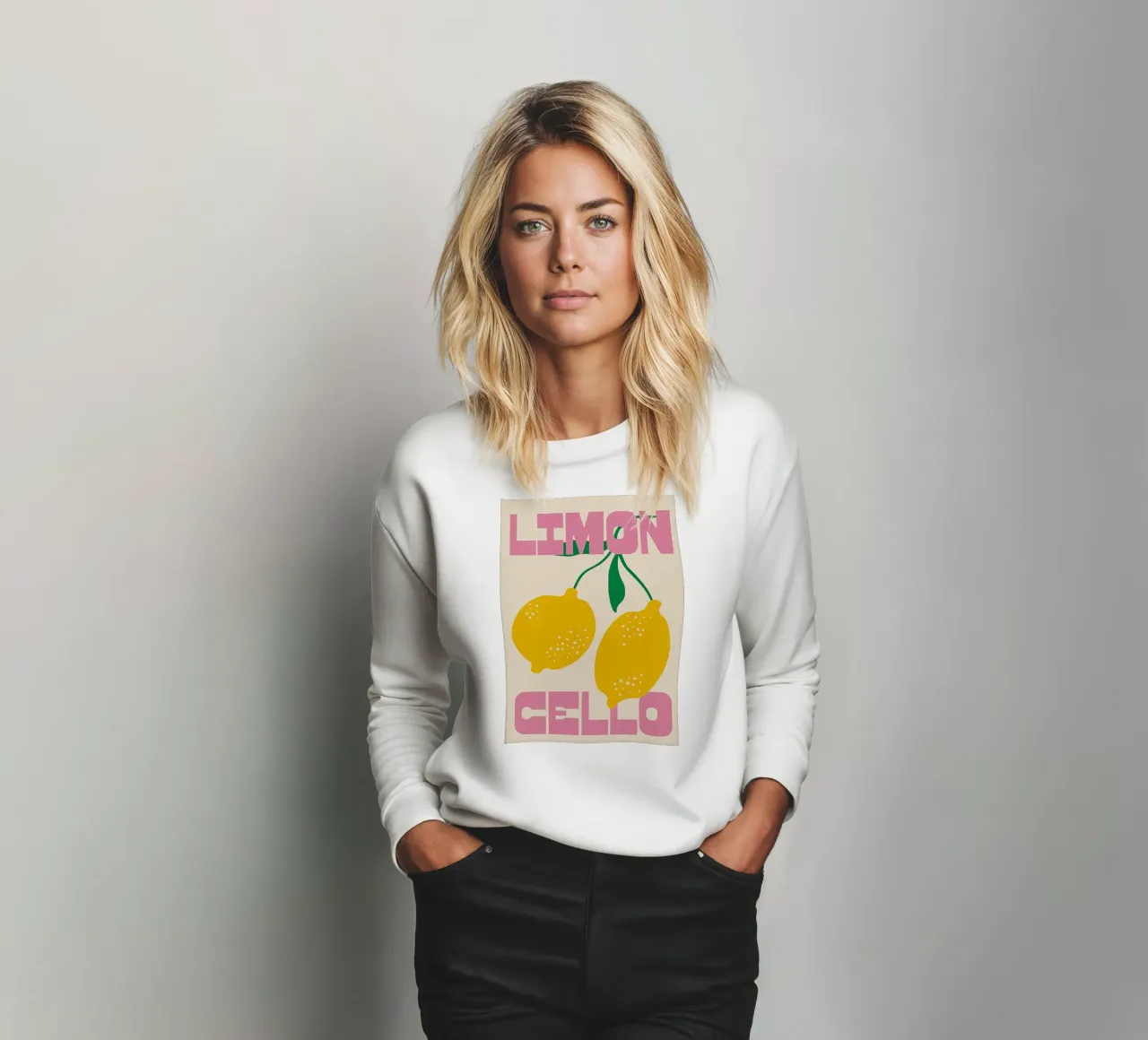 Limoncello Lemon Art felpa da Attaboy Dsgn