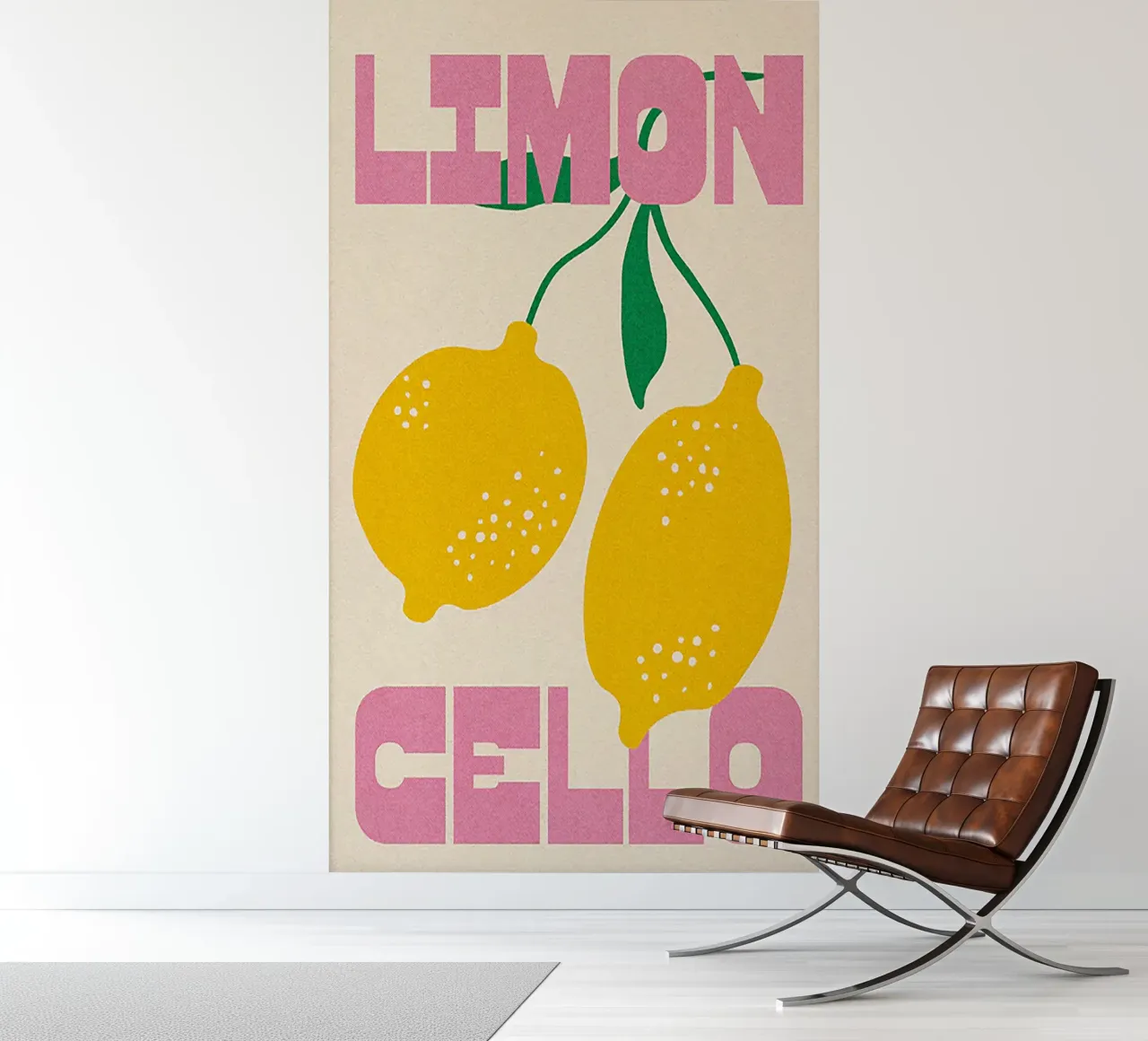 Limoncello Lemon Art photo wallpaper by Attaboy Dsgn