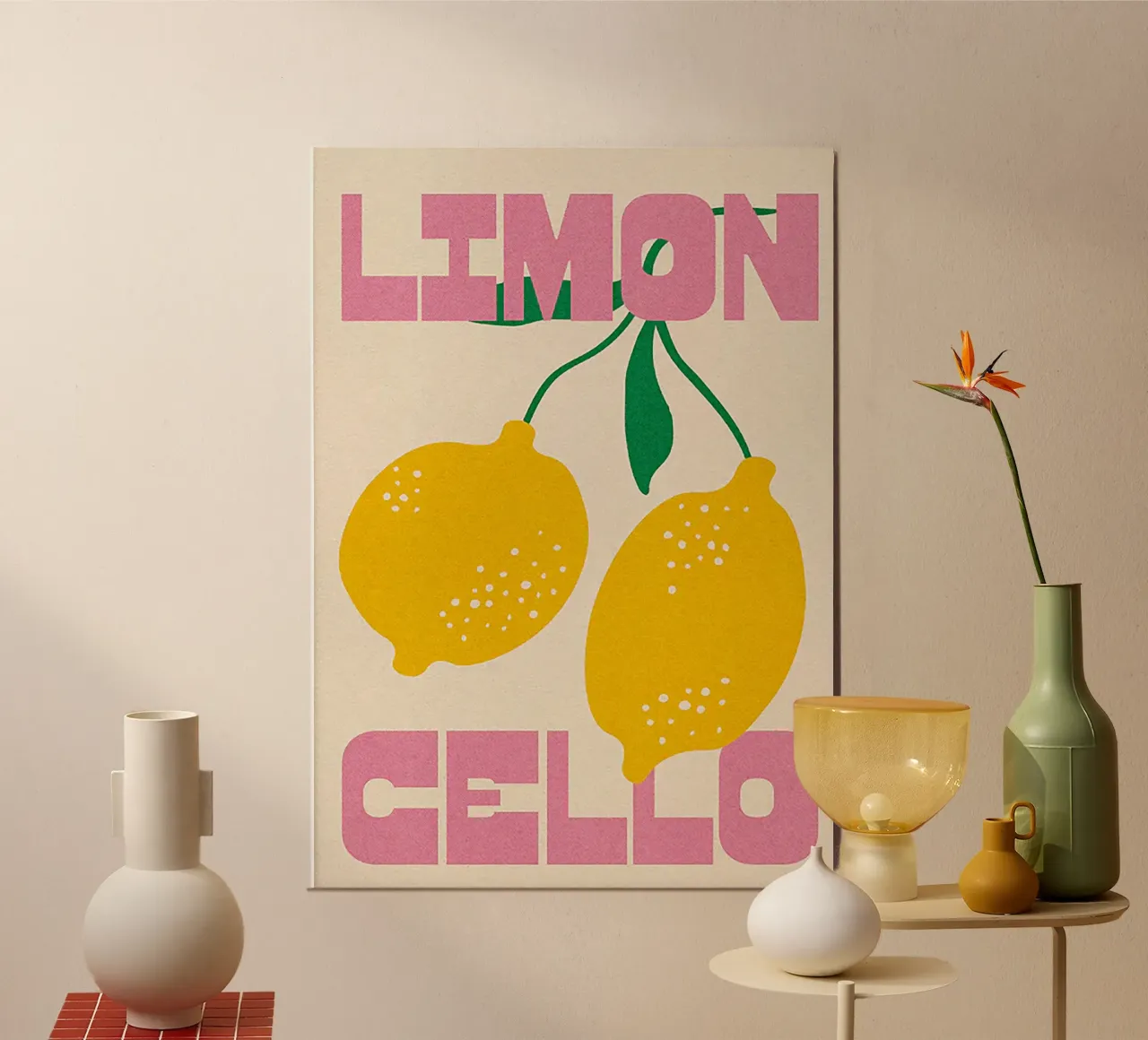 Limoncello Lemon Art alluminio dibond da Attaboy Dsgn