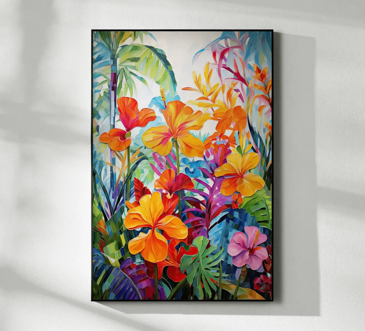 Giungla colorata plexiglass da Imagine