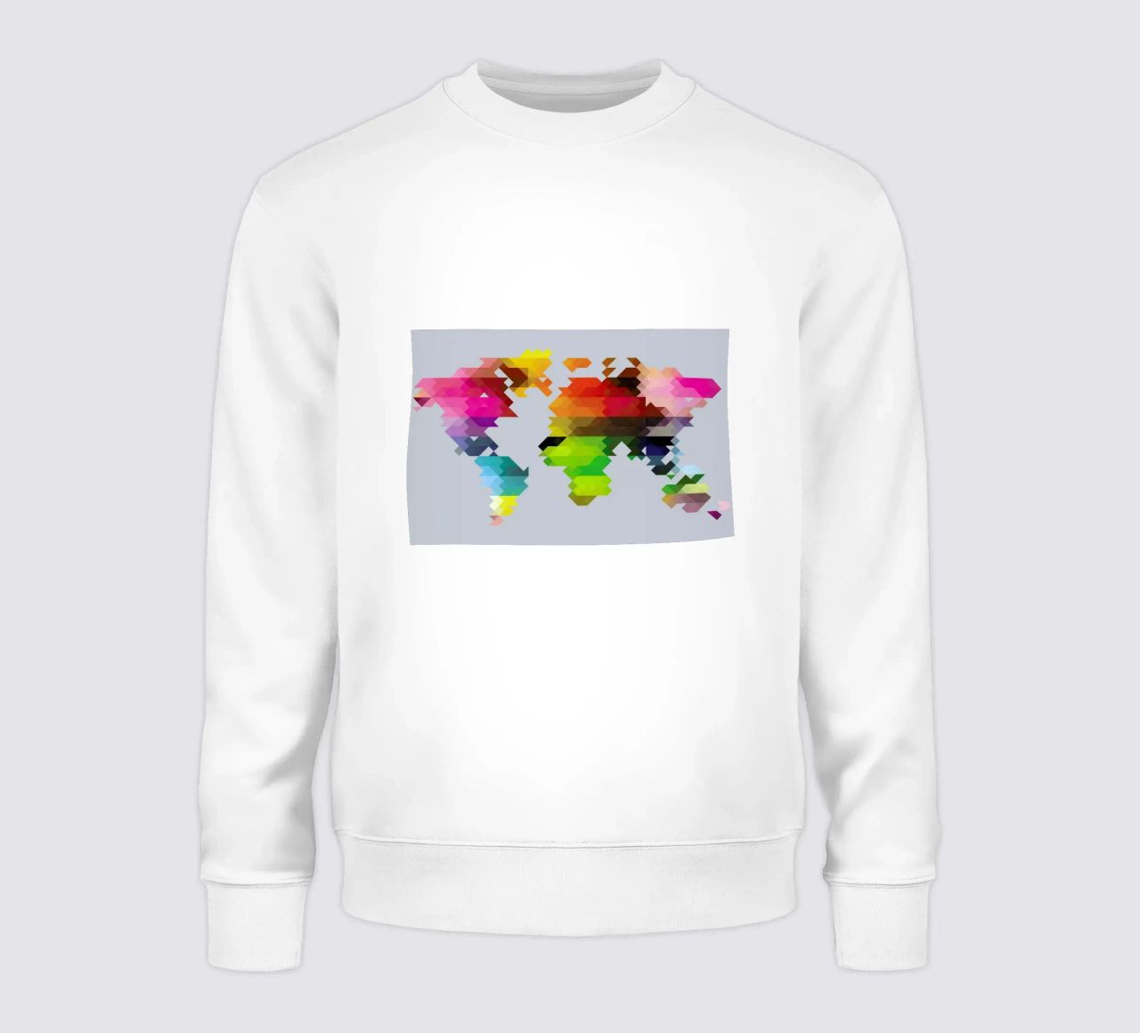 Geo World Map felpa da Three Of The Possessed