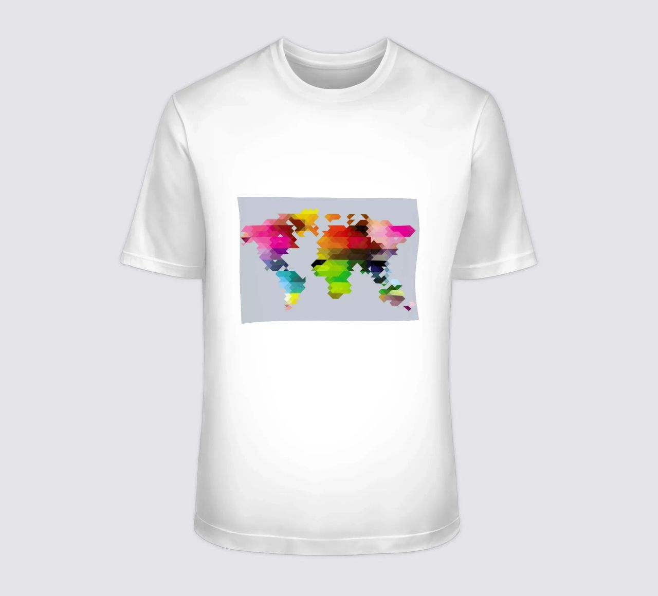 Geo World Map t-shirt da Three Of The Possessed
