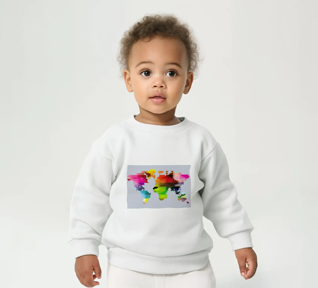 Geo World Map felpa neonato da Three Of The Possessed