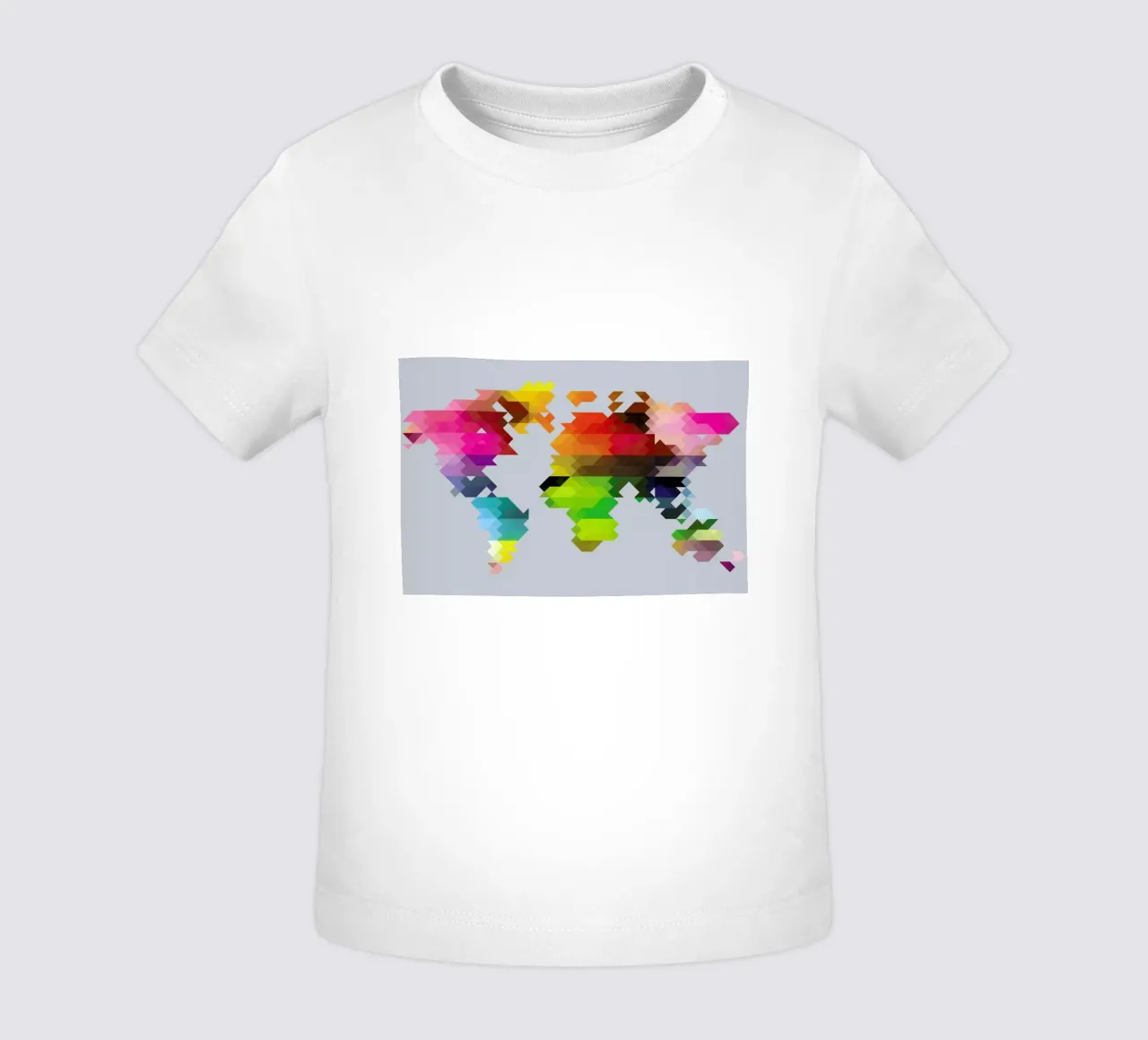 Geo World Map maglietta neonato da Three Of The Possessed