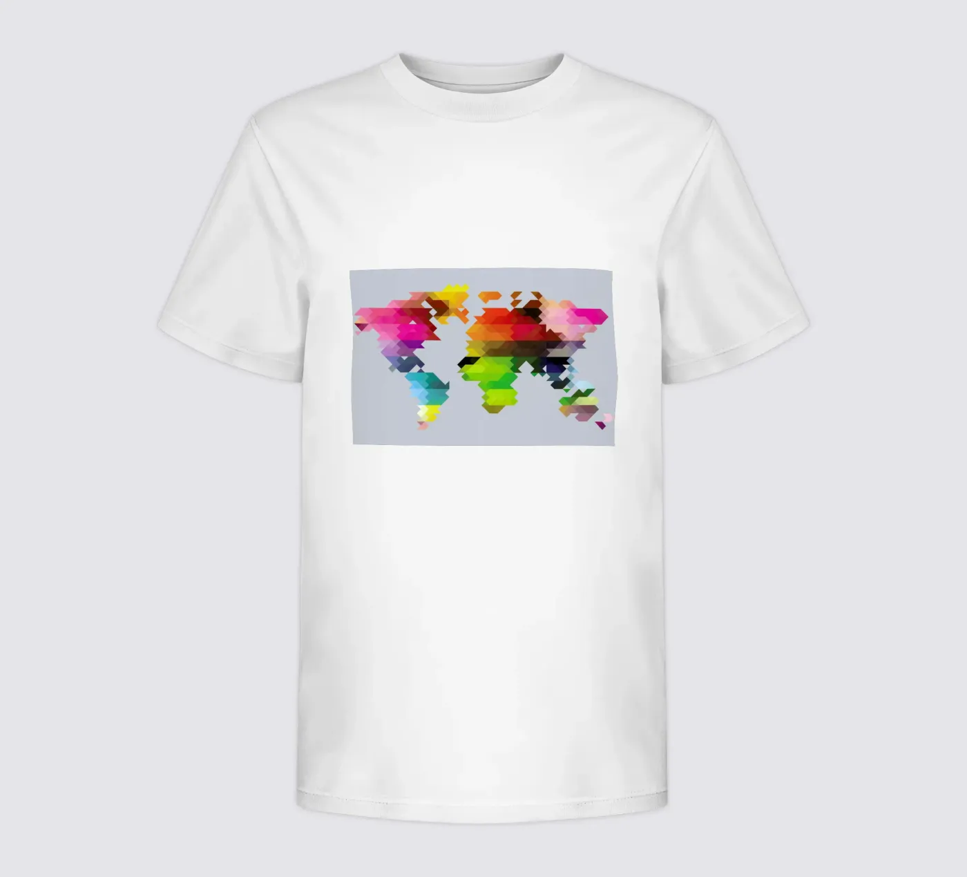Geo World Map t-shirt bambini da Three Of The Possessed