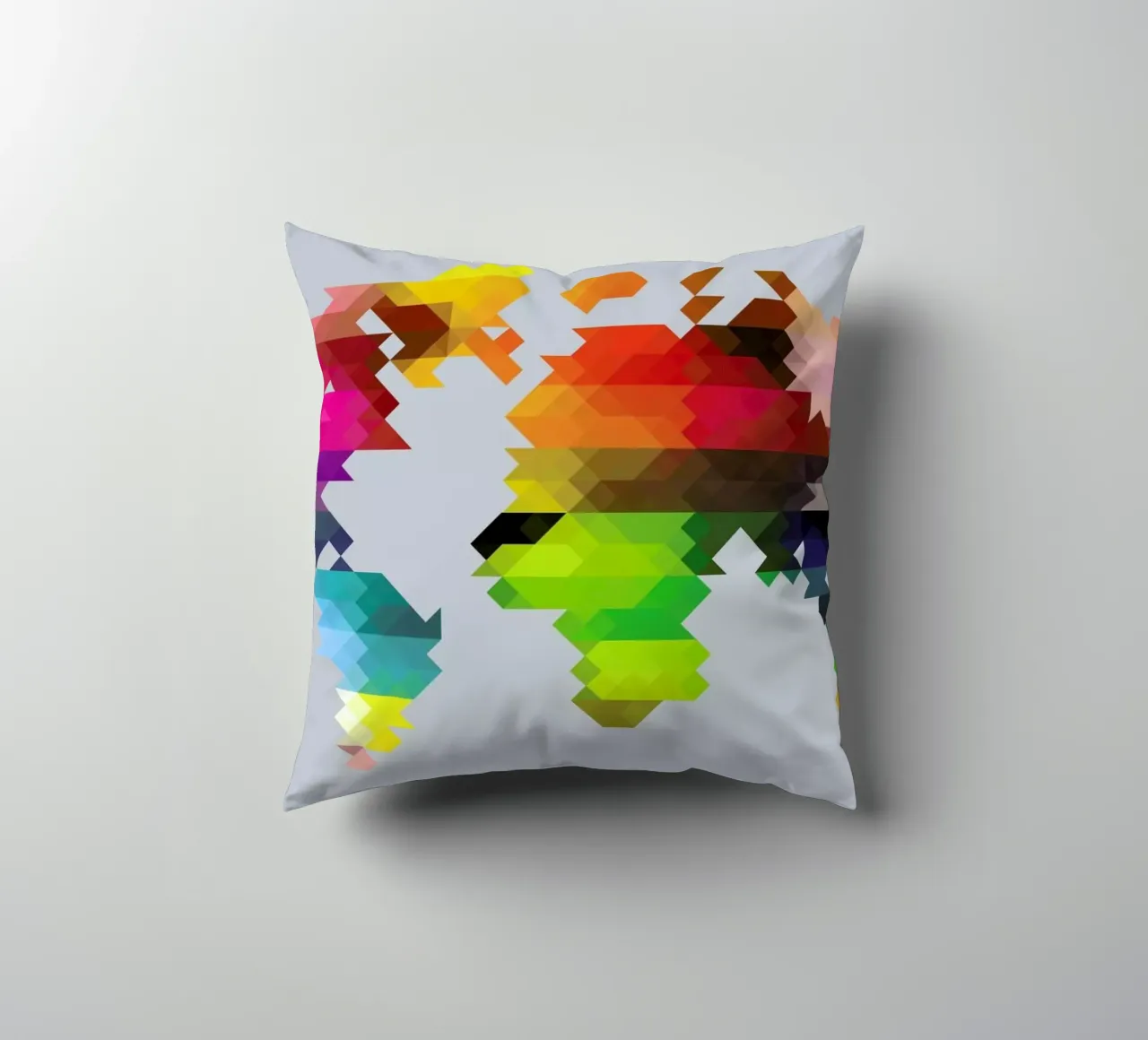 Geo World Map cuscino da Three Of The Possessed