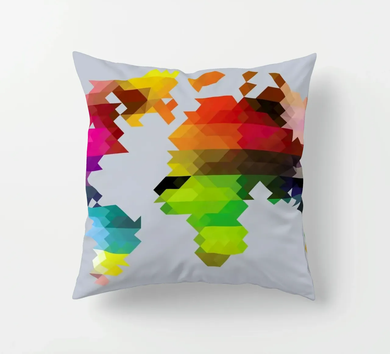 Geo World Map cuscino da Three Of The Possessed