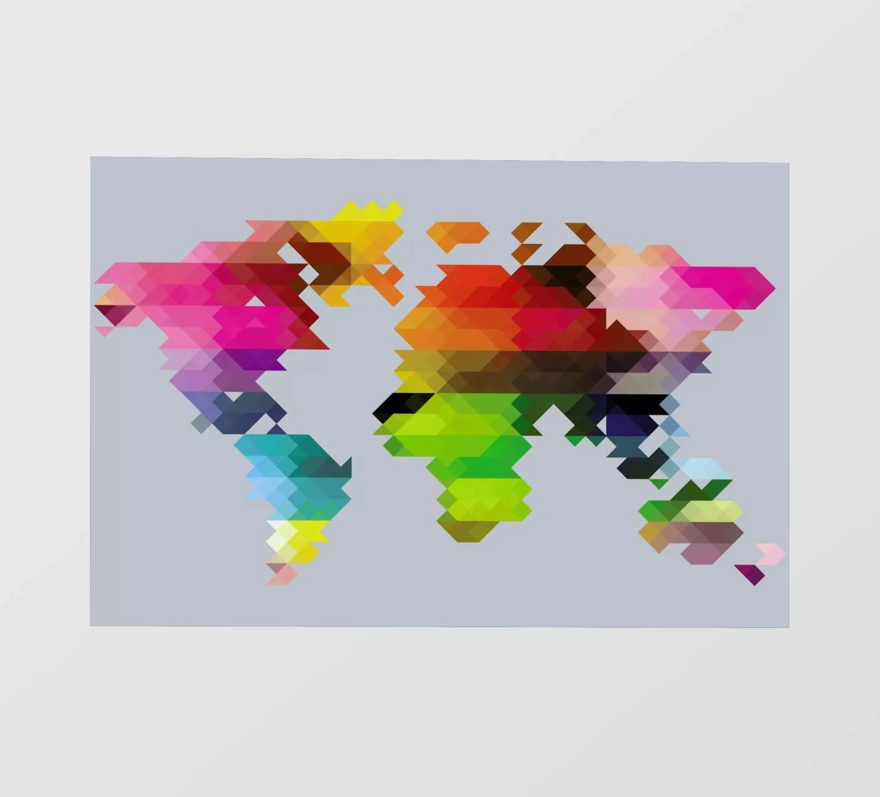 Geo World Map pellicola backlit da Three Of The Possessed
