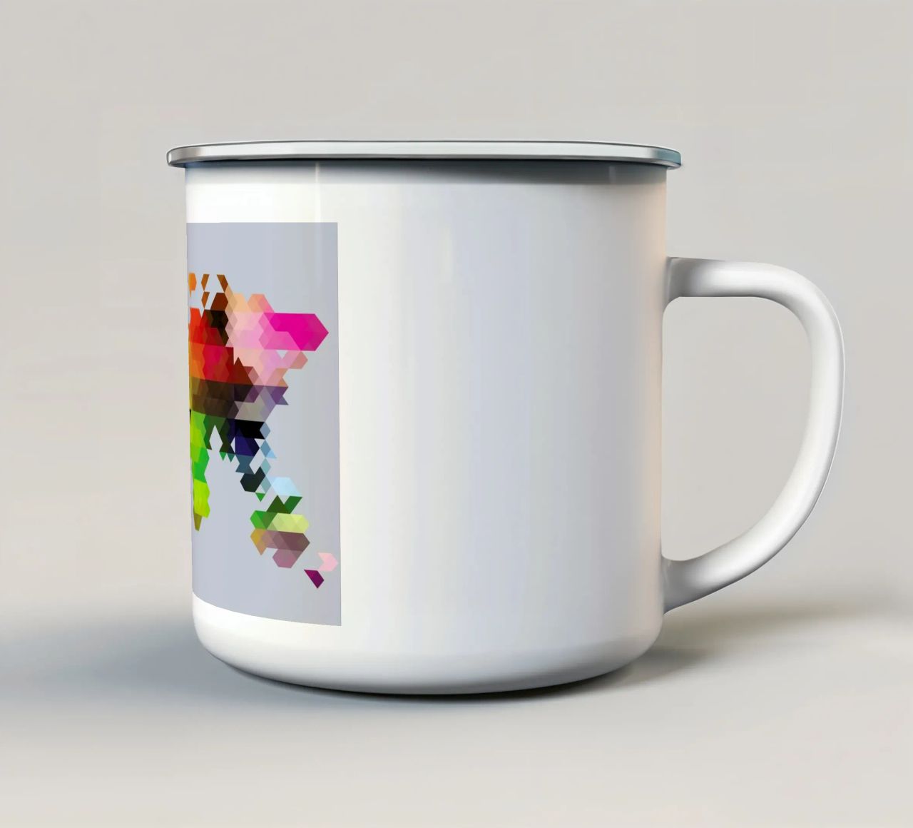 Geo World Map enamel mug by Three Of The Possessed