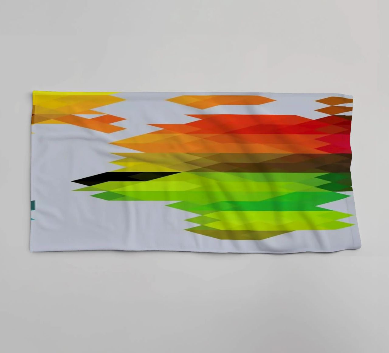 Geo World Map towel by Three Of The Possessed