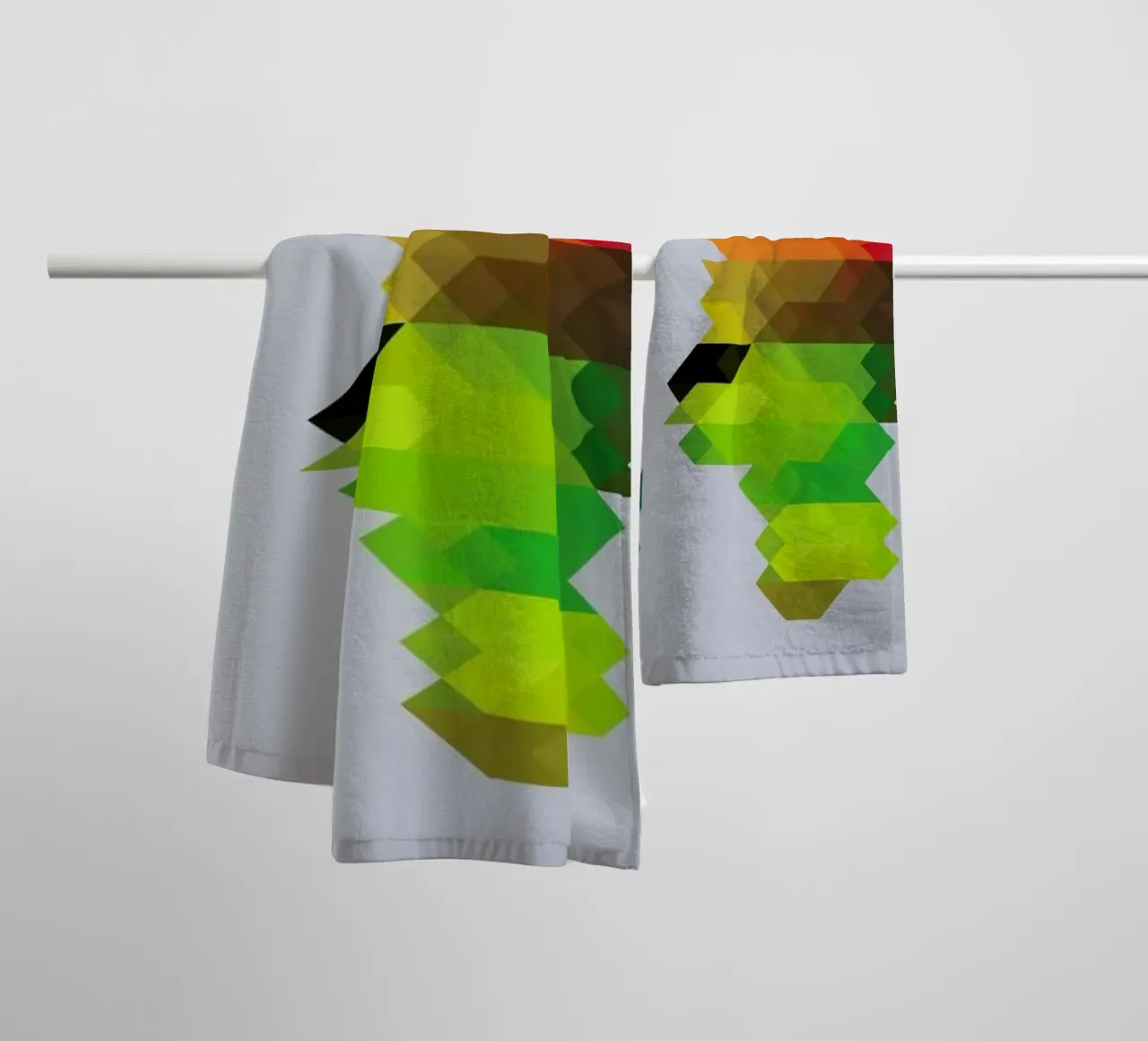 Geo World Map serviette de bain de Three Of The Possessed