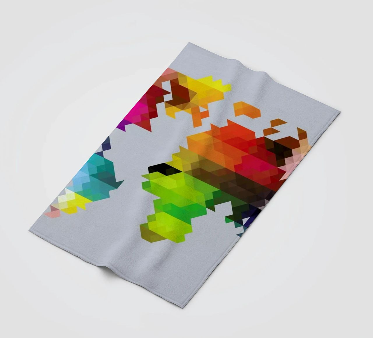 Geo World Map coperta in pile da Three Of The Possessed