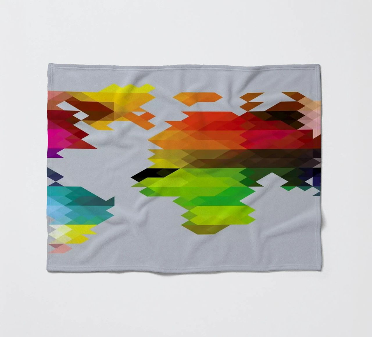 Geo World Map coperta in pile da Three Of The Possessed