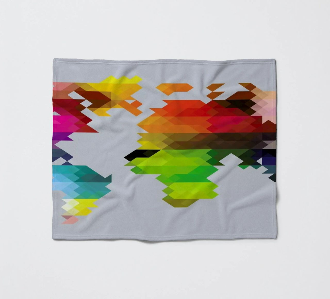 Geo World Map coperta in pile da Three Of The Possessed