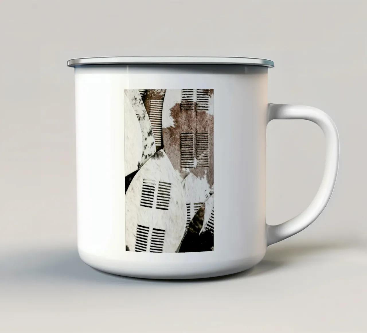 Zulu Warrior tazza in smalto da Shot By Clint