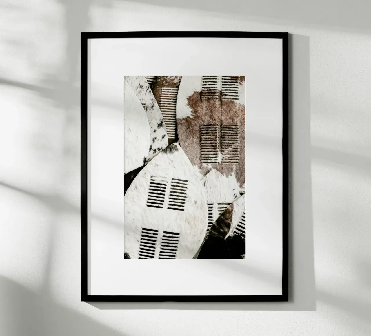 Zulu Warrior poster con telaio in plastica da Shot By Clint