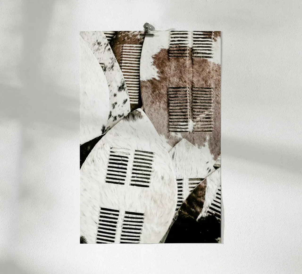 Zulu Warrior poster con telaio in plastica da Shot By Clint