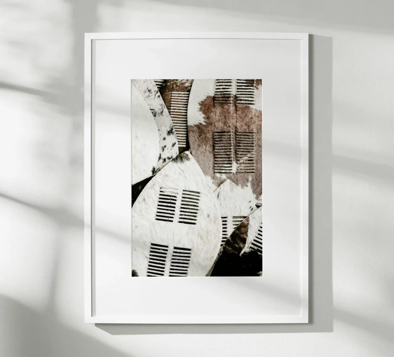 Zulu Warrior poster con telaio in plastica da Shot By Clint