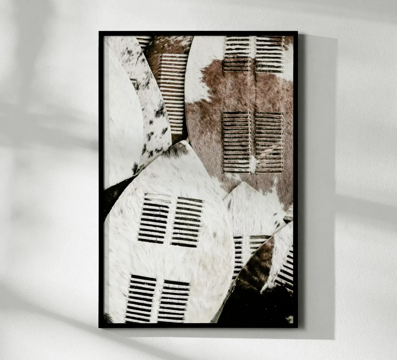 Zulu Warrior poster con telaio in plastica da Shot By Clint