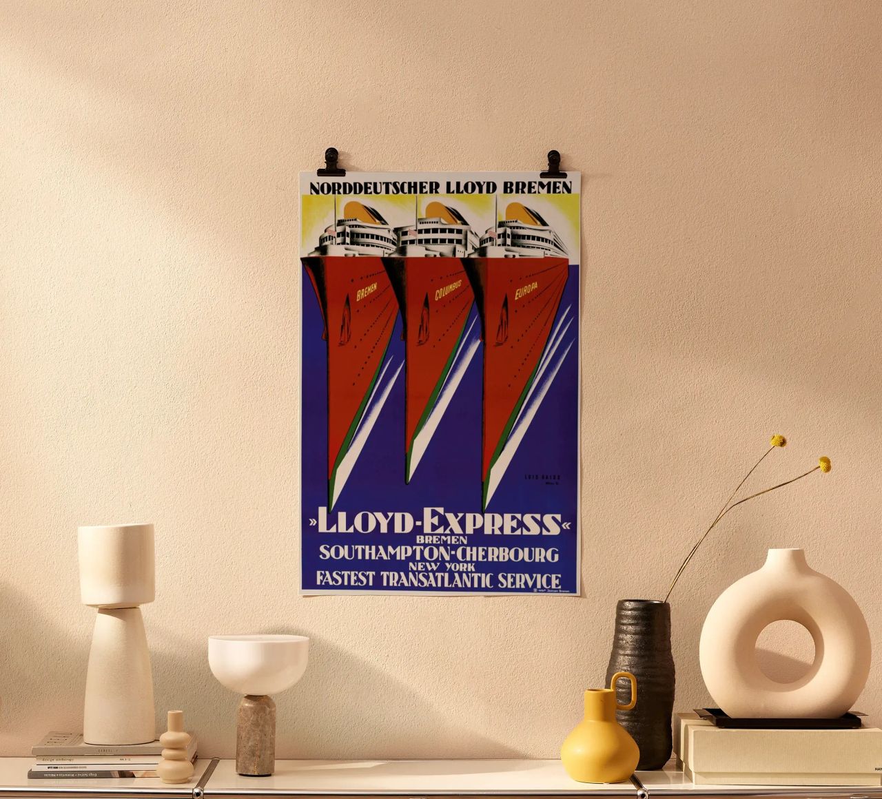 Lois Gaigg - Lloyd Express poster de ARTOTHEK