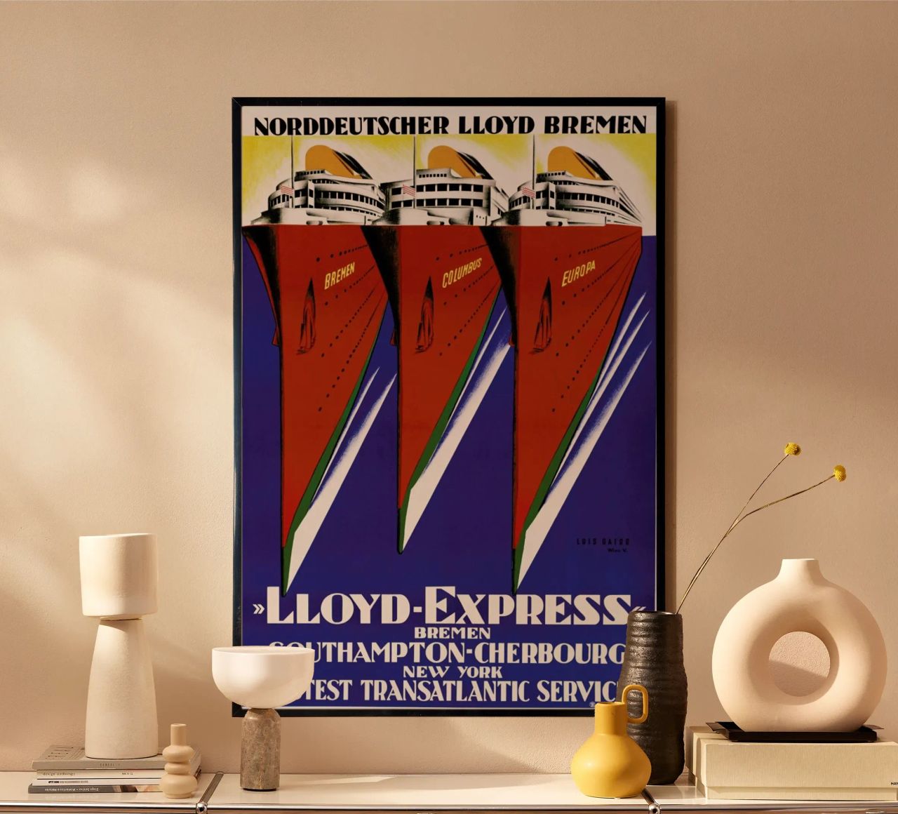 Lois Gaigg - Lloyd Express poster de ARTOTHEK