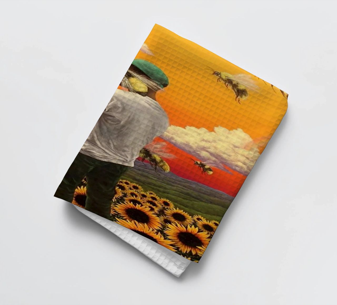 Tyler L'abeille des fleurs torchon de Witon name shop