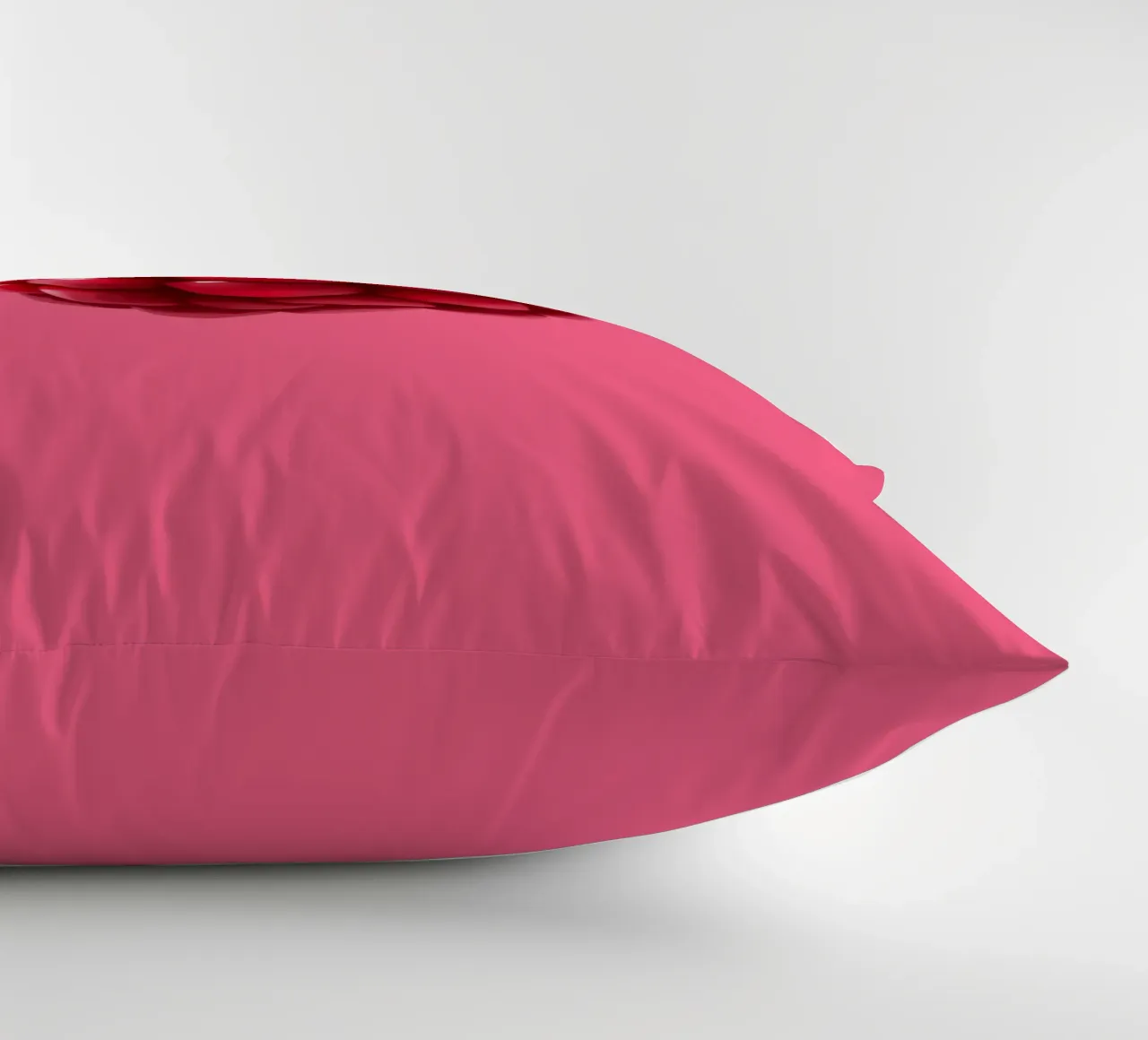 Lampone fresco su sfondo rosa cuscino da DesignDoodle