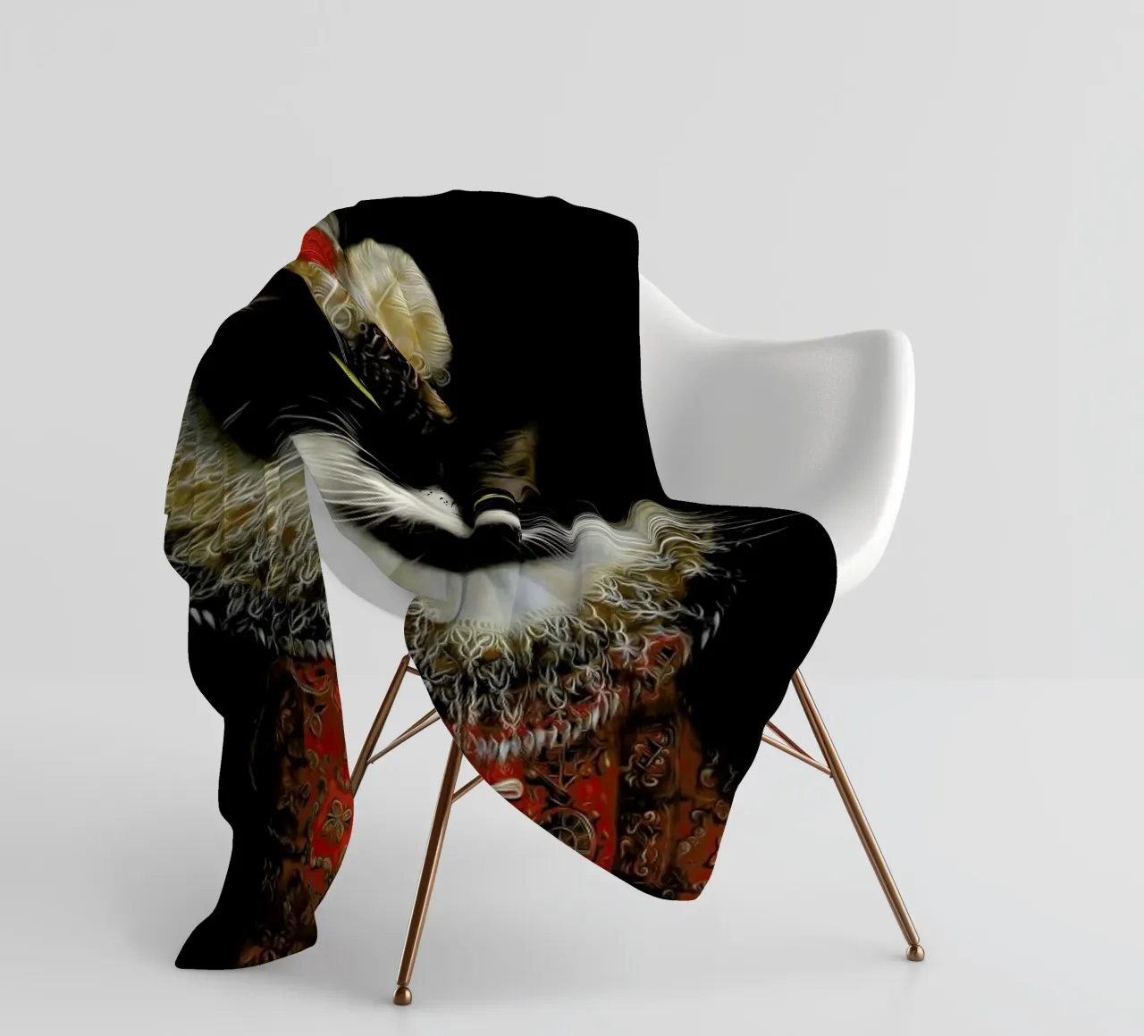 Socks fleecedeken van Tein Lucasson