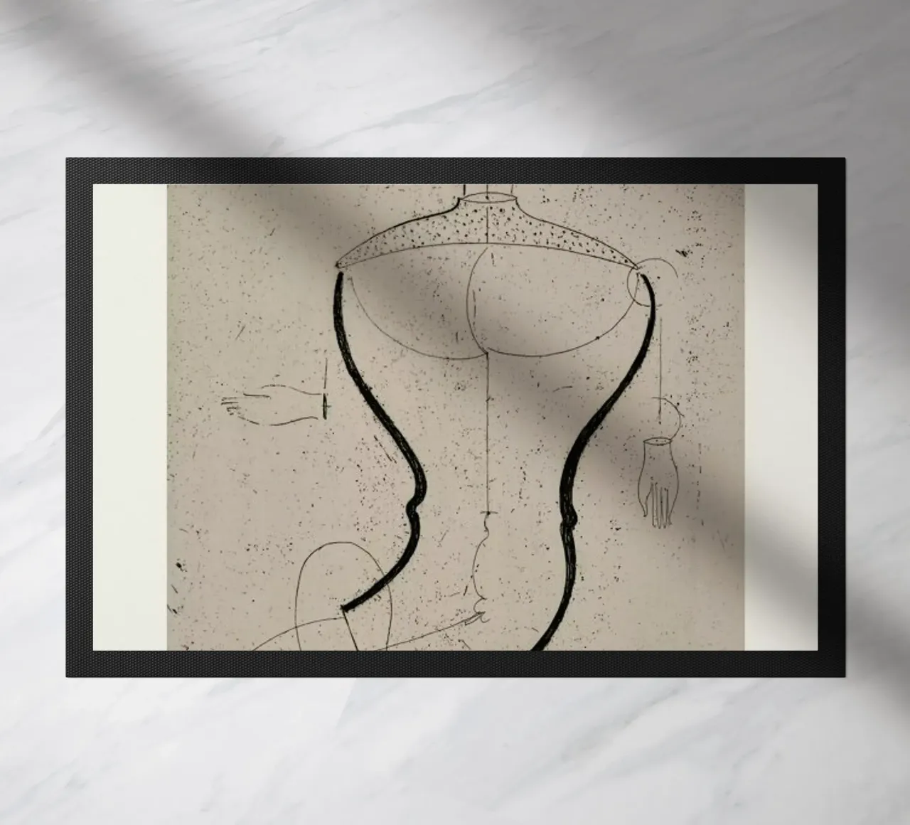 Schlemmer - Abstract Figure, Facing Left zerbino da ARTOTHEK
