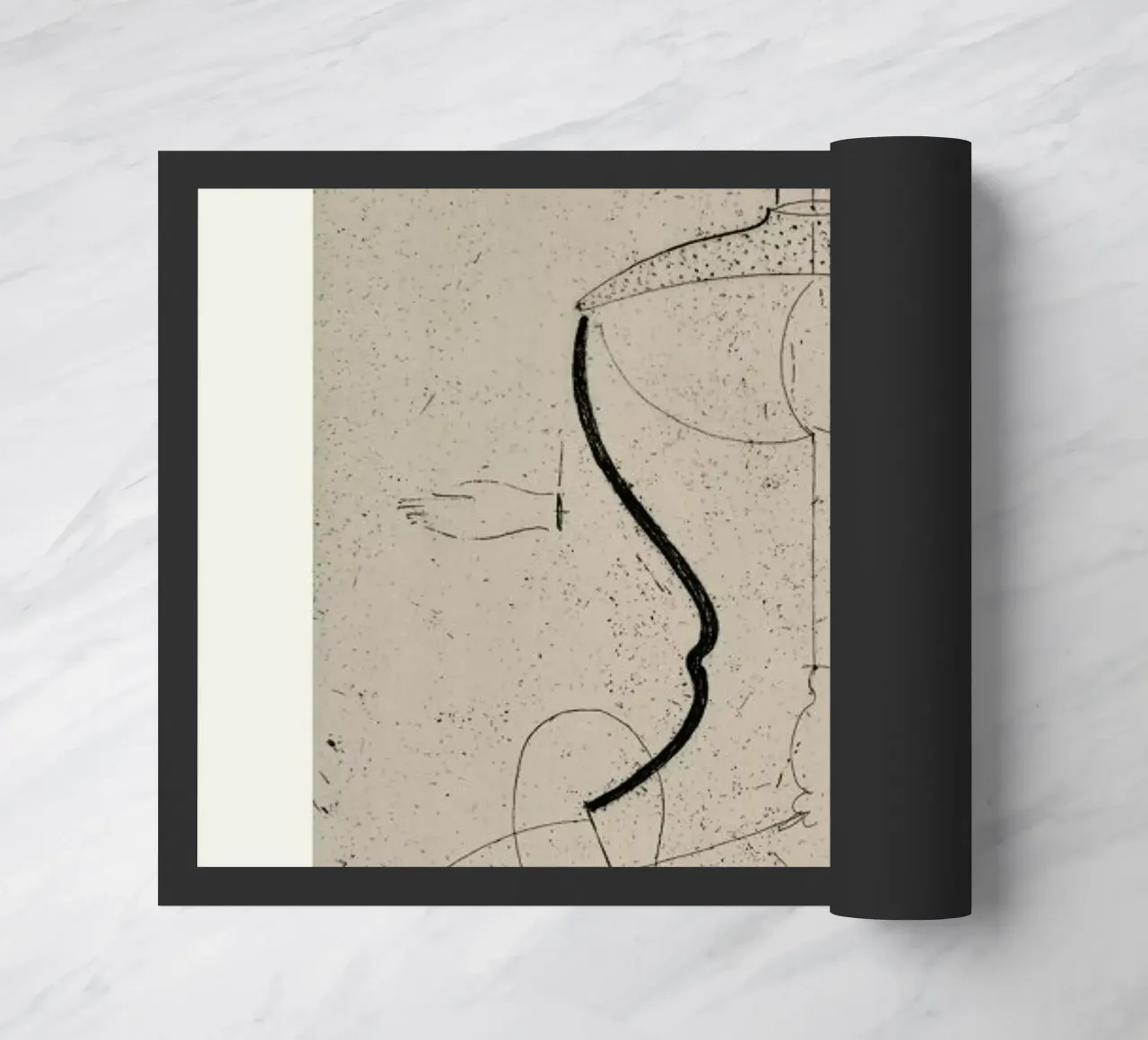Schlemmer - Abstract Figure, Facing Left zerbino da ARTOTHEK