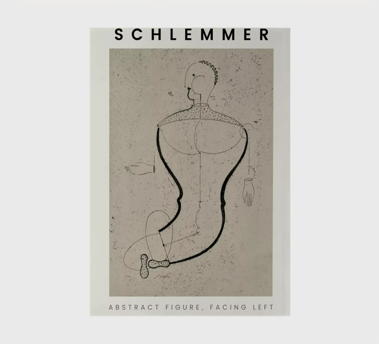 Schlemmer - Abstract Figure, Facing Left notebook by ARTOTHEK
