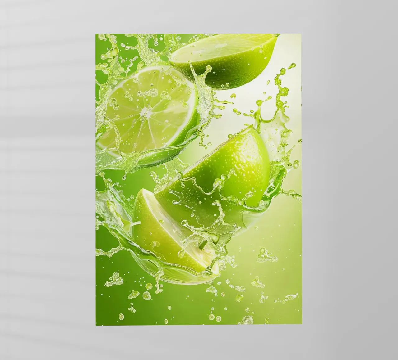 spruzzata di lime pellicola backlit da Luke Yaeger