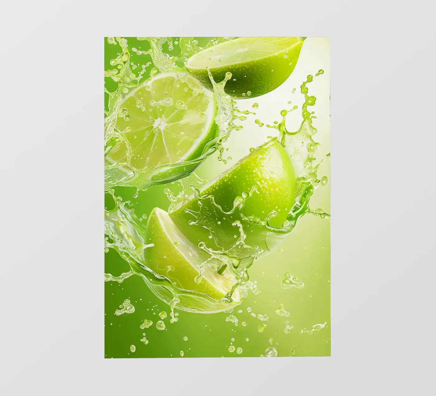 spruzzata di lime pellicola backlit da Luke Yaeger