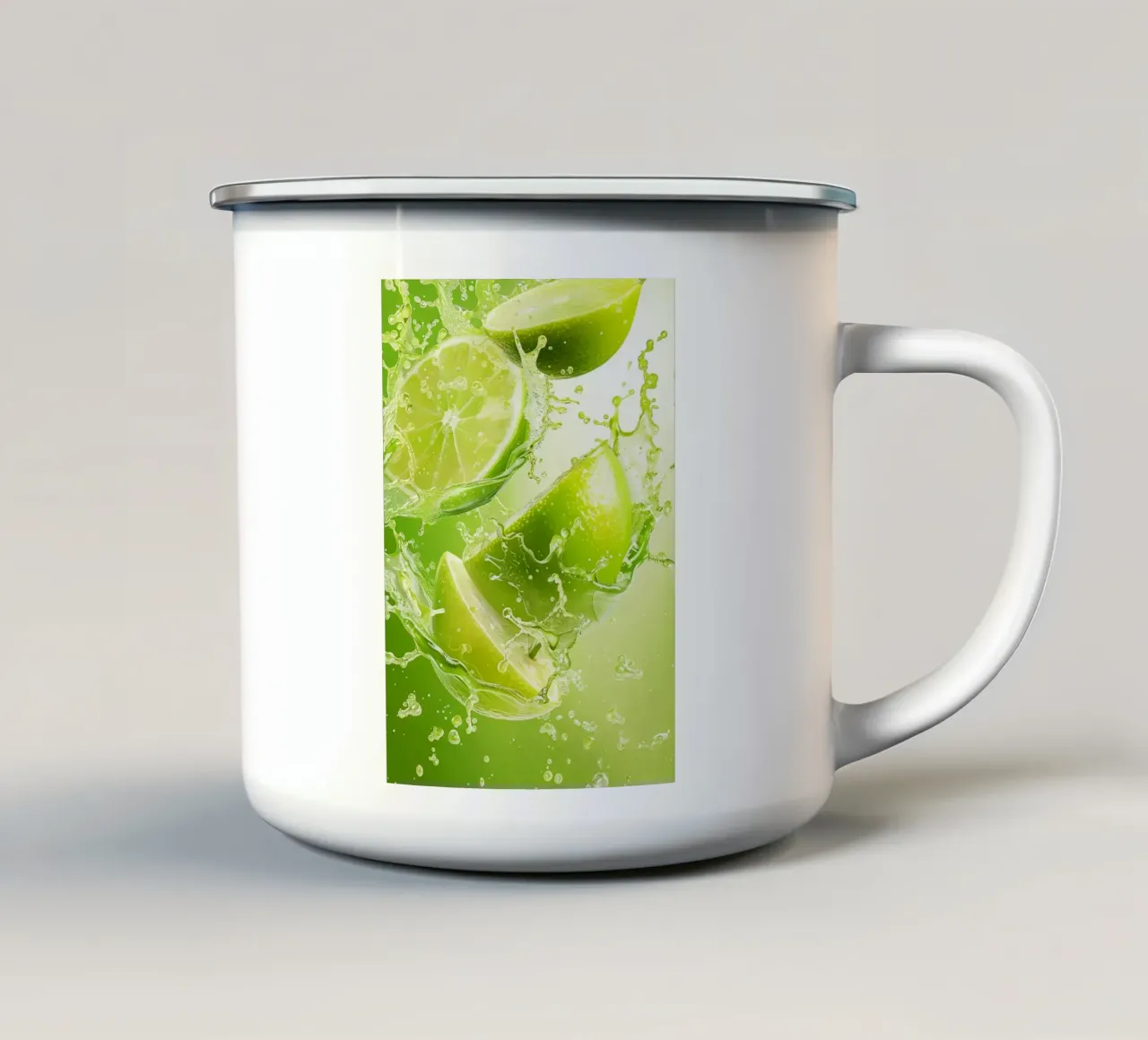 spruzzata di lime tazza in smalto da Luke Yaeger
