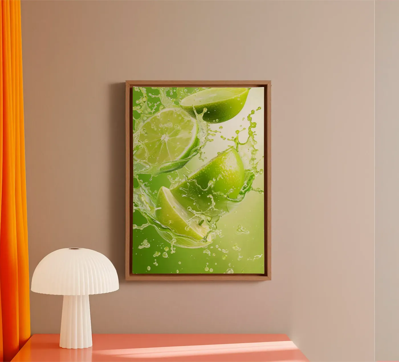spruzzata di lime tela da Luke Yaeger