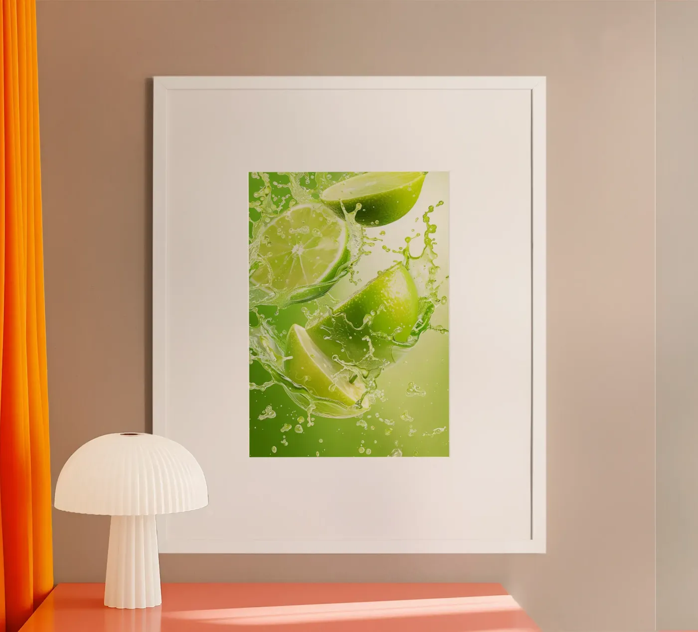 lime splash poster da Luke Yaeger