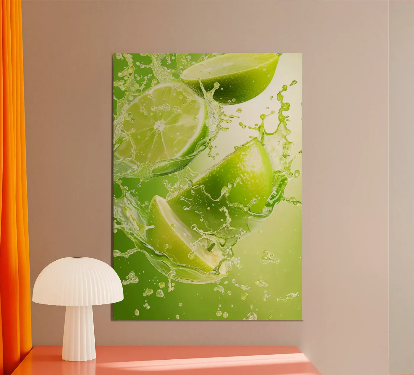 lime splash poster da Luke Yaeger