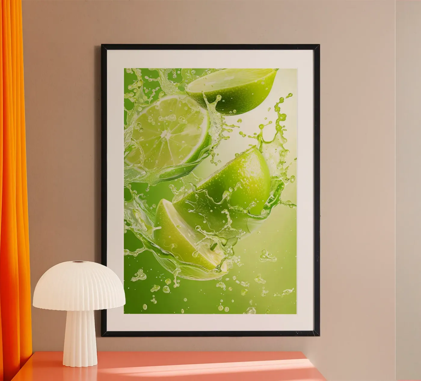 lime splash poster da Luke Yaeger