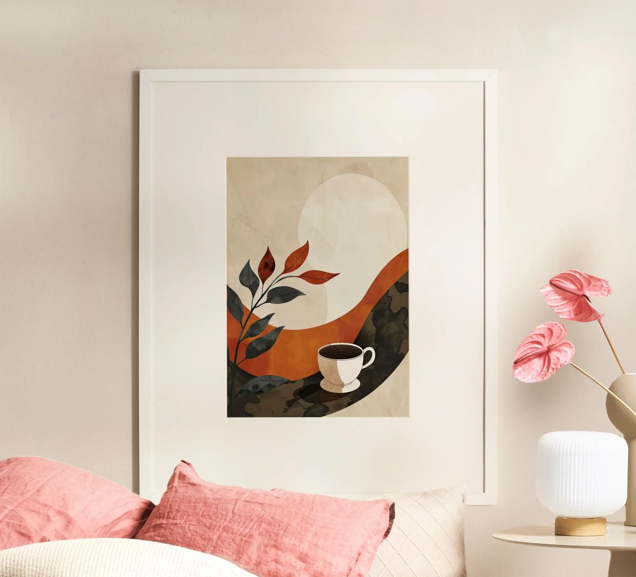 coffee cup poster by Luke Yaeger