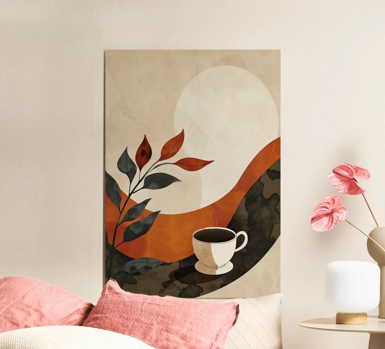 coffee cup poster by Luke Yaeger