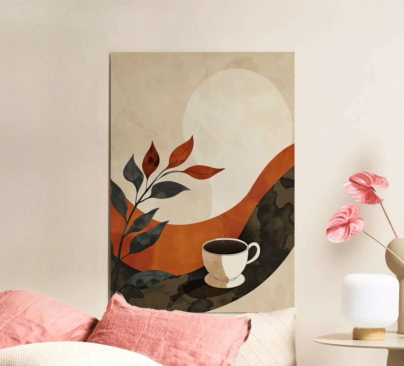 coffee cup poster by Luke Yaeger